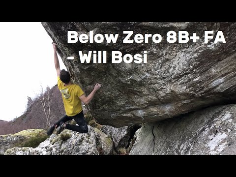 Below Zero 8B+ FA -  Rooftown bouldering