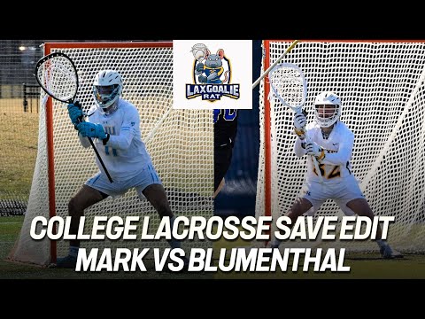 Will Mark (LIU) vs. Ross Blumenthal (Drexel) - College Lacrosse Save Edit - 3/5/2022