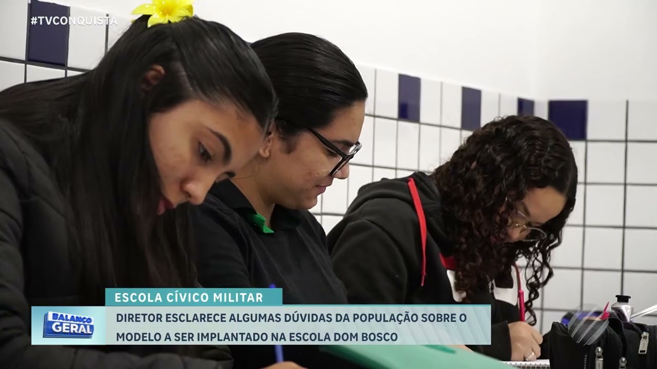 Escola Dom Bosco adota modelo cívico-militar e diretor esclarece dúvidas