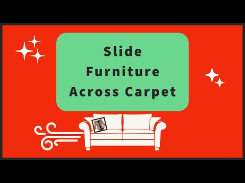 Part of a video titled Move Furniture on Carpet -- Easy Slide! - YouTube