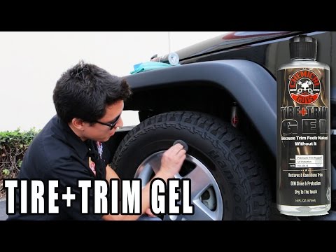 How To Restore Faded Plastic and Rubber Trim - Tire and Trim Gel - Chemical Guys