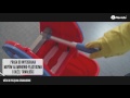 Merida Wózek do sprzątania jednowiadrowy chromowany, wiadro 20 l, prasa do mopów, koszyk metalowy (MO2)