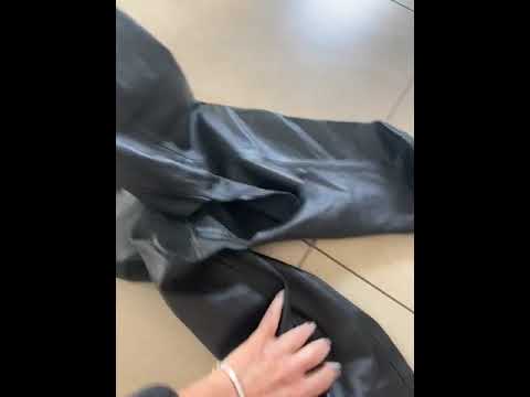maje - Leather pants ripped the first time I wore them
