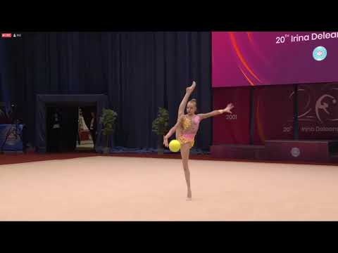 Viktoria Georgieva, BUL, junior, ball, Irina Deleanu Cup 2021 AA -18,350