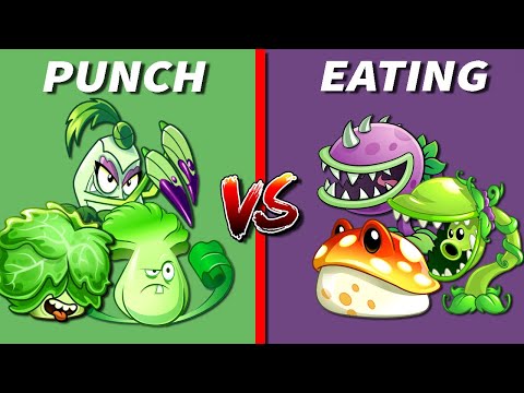 Team PUNCH vs EAT - Who Will Win? - PvZ 2 New Update 8.7.1