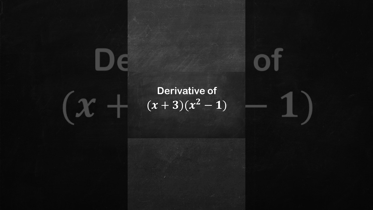 How to find derivative step by step #shorts #calculus #derivatives #differentiation