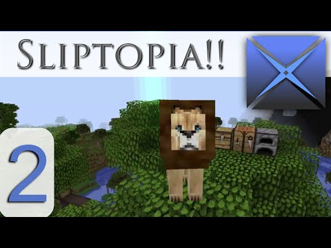 THE HUNT FOR FOOD!!!!: Sliptopia (Xogue plays Minecraft) Episode 2