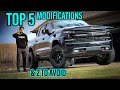 TOP 5 Silverado MODs + 2 Bad Choices [2019-2024] Trail Boss Modifications