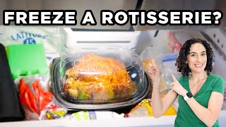 How to Freeze Rotisserie Chicken Shredded, in Pieces or the Whole Chicken | MOMables Cooking Tips
