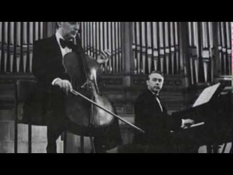 Daniil Shafran - S. Rachmaninov - Cello Sonata in g minor, Op. 19 III. Andante