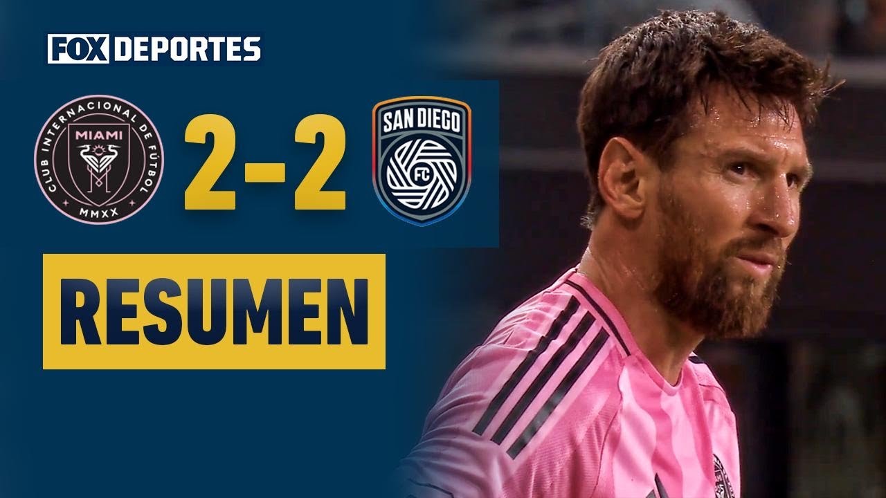 INTER MIAMI 2-2 SAN DIEGO FC | El campeón dejó escapara el triunfo en casa | HIGHLIGHTS | MLS 2026