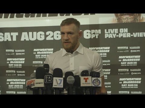 VIDEO: Conor McGregor Media Day Scrum