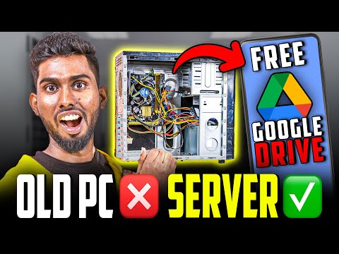 பழைய PC to Own Google Drive - Old PC❌ Server ✅ | How To Convert OLD PC To Server