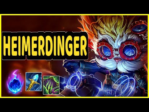 HEIMERDINGER VS RYZE - 6/3/4 KDA MID GAMEPLAY (Lost because of malphit)