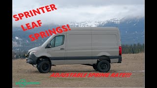 3037 Opti-Rate Replacement Leaf Springs, Pair, Select Mercedes-Benz Sprinter 2500 - video thumbnail 4