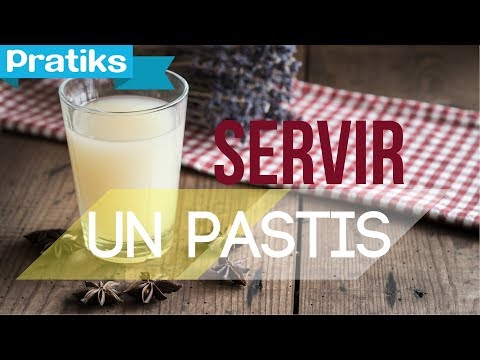 Comment servir un pastis ?