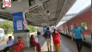 preview picture of video 'RAJDHANI EXPRESS Final Departure Announcement at Kazipet Junction Railway Station !!!'