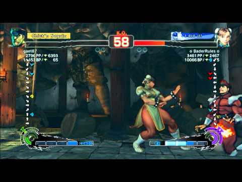 SSF4 AE 2012 : gaet87 [M.Bison] vs o BaderRules o [Chun-Li] Ranked Matches - xbox live