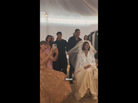 Taylor Swift gets ready with Selena Gomez at her wedding