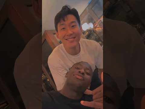 PAPE MATAR SARR WITH HEUNG-MIN SON: The Spurs Players Enjoying a Night Out