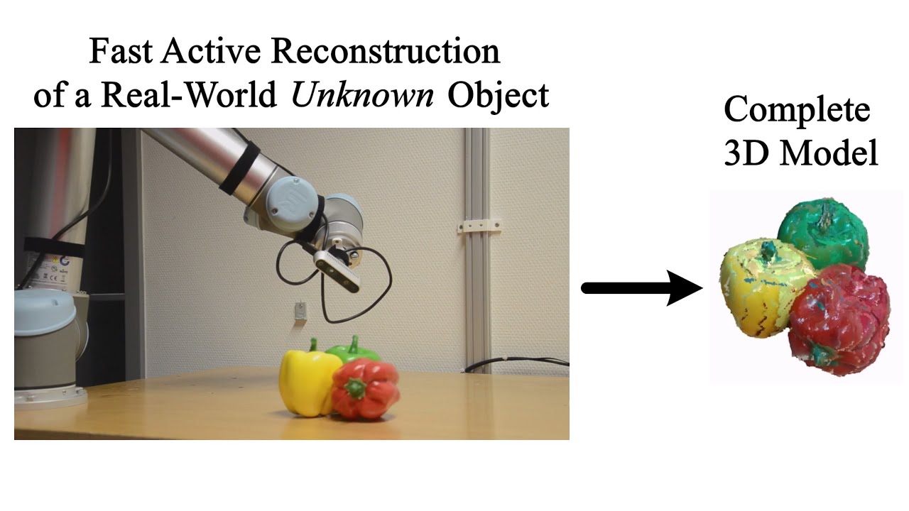 One-Shot View Planning for Fast and Complete Unknown Object Reconstruction