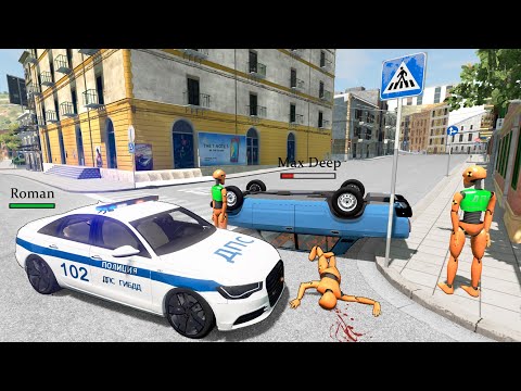 Last Ride! My Cop Friend Is Chasing Me | BeamNG.drive