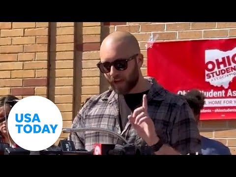 Kenosha shooting survivor speaks out against Kyle Rittenhouse appearance at Kent State | USA TODAY