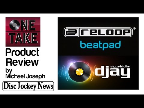 One Take Review of the #Reloop Beatpad and #djay Software by #Algoriddim