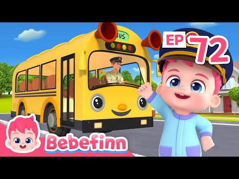 Bus Safety Song 🚌 | EP72 | Bebefinn Sing Along2 | Nursery Rhymes For Kids