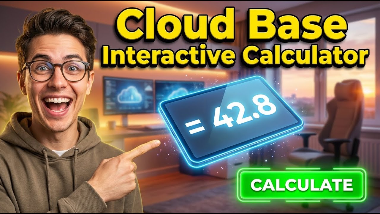 Cloud Base Interactive Calculator