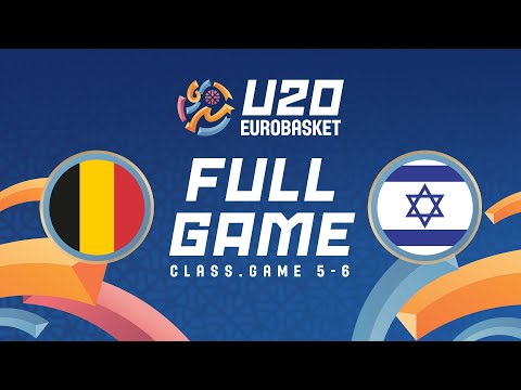 Class. Game 5-6 | Belgium v Israel | Full Basketball Game | FIBA U20 Women's EuroBasket 2025