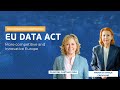 EU Data Act Better Use Of Data For People Businesses And Emergencies