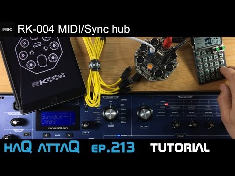 Retrokits RK-004 MIDI/Sync hub │MyVolts 5-way Boutique USB - haQ attaQ 213