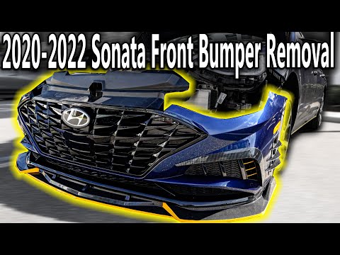 How To Remove a Hyundai Sonata Front Bumper in Under 5 Minutes (2020-2024 SEL, N Line)