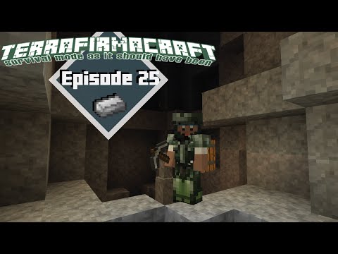 TerrafirmaCraft |E25| - The Great Caving Episode