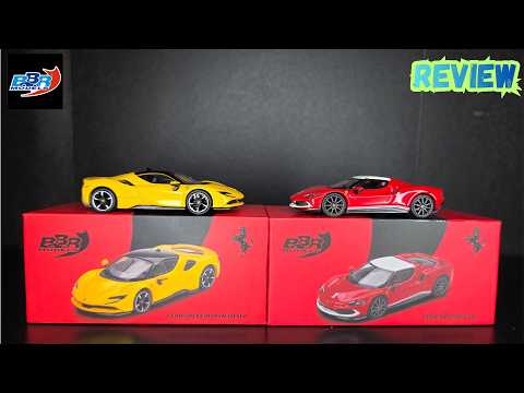 Feature Image thumbnail for the video blog I Was Wrong.. BBR Models 1/64 - Ferrari 296 GTB F2004 Tribute & Ferrari SF90 Stradale - REVIEW by  booster_diecast