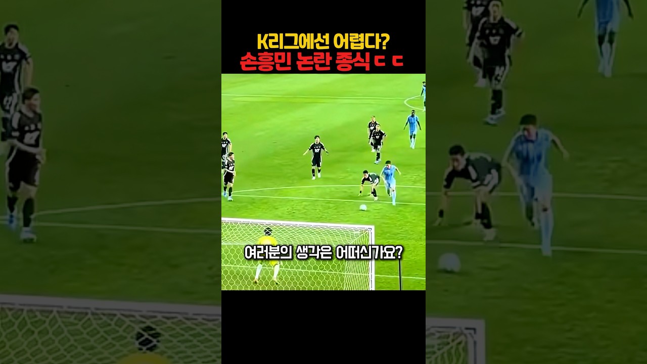 손흥민 K리그 오면 골 못 넣는다 이영표 발언에 보여준 장면ㄷㄷ