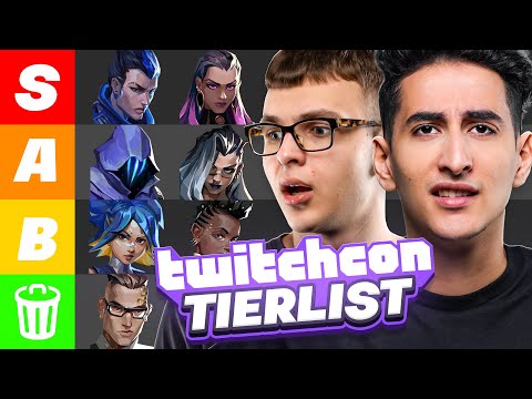 The ULTIMATE Valorant Agent Tier List Live at TwitchCon!