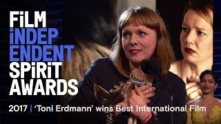 TONI ERDMANN wins Best International Film at the 2017 Film Independent Spirit Awards