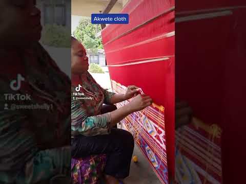 Weaving of Akwete Cloth