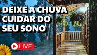 🔴SOM da CHUVA ACONCHEGANTE na VARANDA🌧️💤