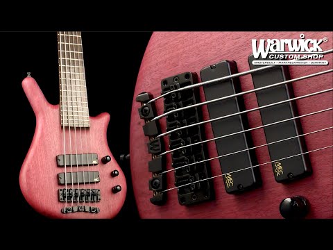 Warwick Custom Shop Masterbuilt - Thumb NT 6-String - Purple Heart Body #16-3270