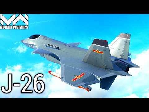 J-26 Strike Fighter Gameplay - Modern Warships Alpha Test