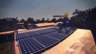 preview picture of video 'Cairns Solar Panel 5kW Roof Installation in Edmonton - Timelapse Video'