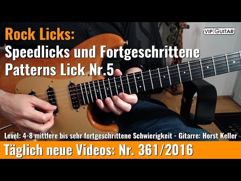 ✪ Rock Licks ►Speedlicks und Fortgeschrittene Patterns Nr.5