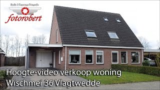 preview picture of video 'Hoogtevideo voor de verkoop woning op de Wischmei 36 in Vlagtwedde'