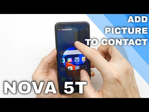 How to Add Photo to Contact in HUAWEI Nova 5T