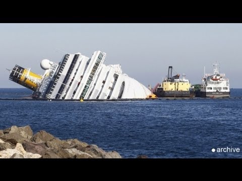 Comienza en Italia la operación para reflotar el Costa Concordia