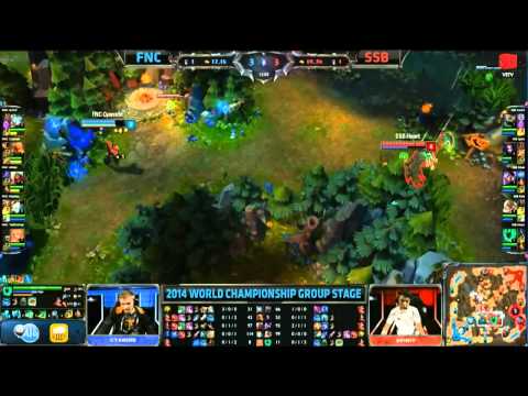 LMHT [28-09-2014] FNC vs SSB Chung Kết Thế Giới Mùa 4 Bảng C