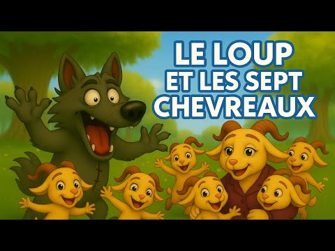 Le Loup et les 7 Chevreaux 🐺 - Conte pour Enfants | Histoire du Soir 📚✨